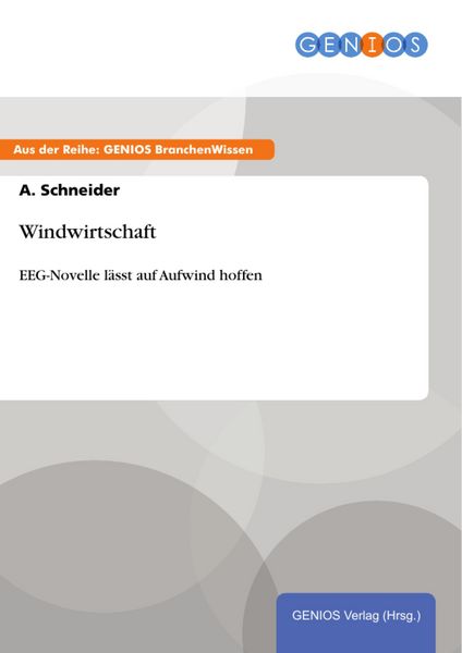 Produktbild: Windwirtschaft