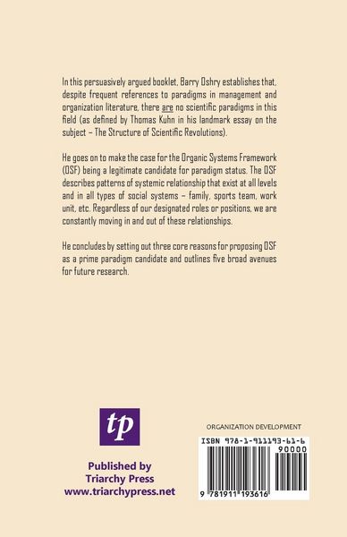 Produktbild: The Organic Systems Framework