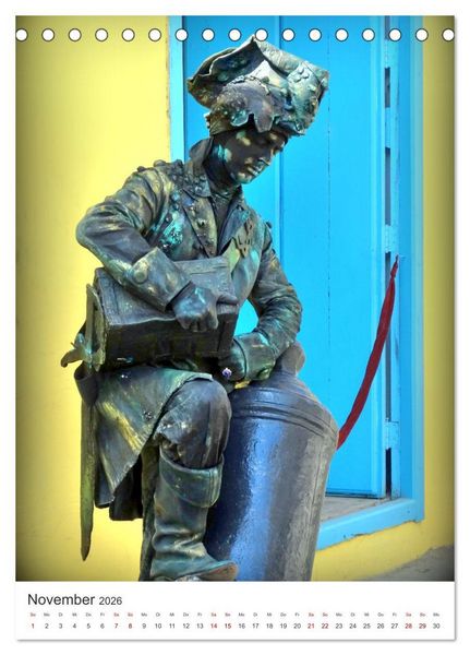 Produktbild: HABANEROS - Lebende Statuen in Havanna (Tischkalender 2026 DIN A5 hoch), CALVENDO Monatskalender