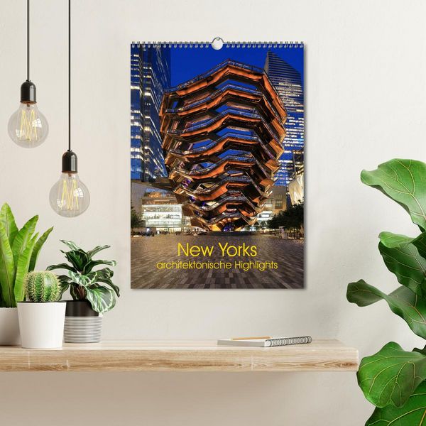 Produktbild: New Yorks architektonische Highlights (Wandkalender 2026 DIN A3 hoch), CALVENDO Monatskalender