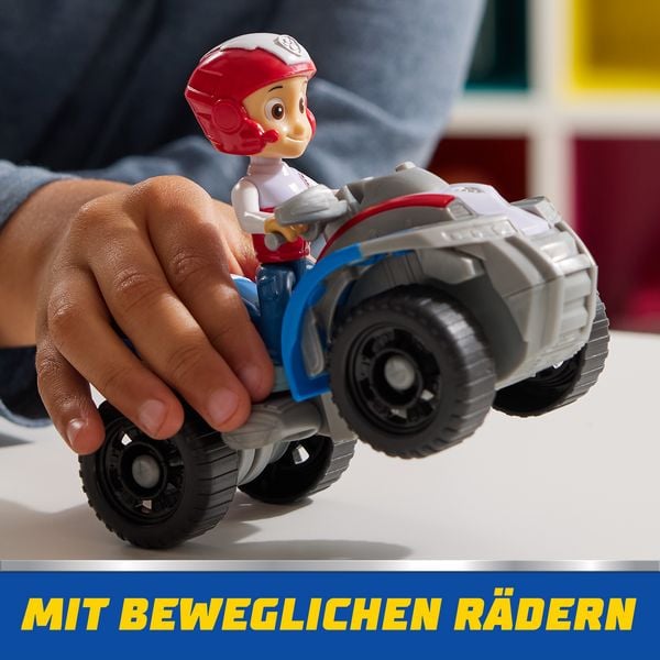 Produktbild: PAW Patrol - Ryder-Figur mit Quad-Rettungsfahrzeug, stabiles Basis-Fahrzeug (2025), authentisches Spielzeug zur Serie f&uuml;r Kinder ab 3 Jahren