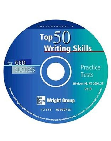 Top 50 Writing Skills for GED Success, CD-ROM Only