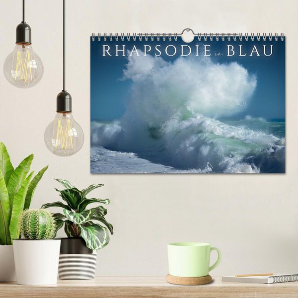 Produktbild: Rhapsodie in Blau (Wandkalender 2026 DIN A4 quer), CALVENDO Monatskalender