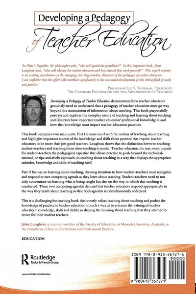 Produktbild: Developing a Pedagogy of Teacher Education