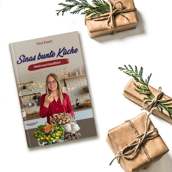 Produktbild: Sinas bunte K&uuml;che - vegan und zuckerfrei (Weihnachtsedition)