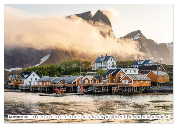 Produktbild: Lofoten - Norwegische Trauminseln (hochwertiger Premium Wandkalender 2026 DIN A2 quer), Kunstdruck in Hochglanz