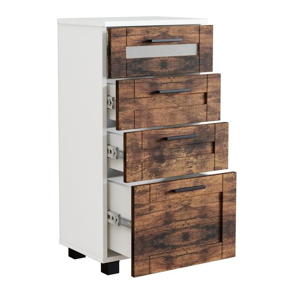 Produktbild: Midischrank Schubladen Nilari 76 x 38 x 28 cm