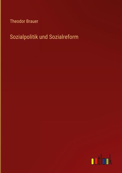 Produktbild: Sozialpolitik und Sozialreform