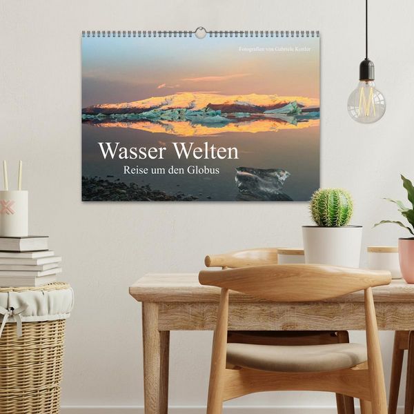 Produktbild: Wasser Welten - Reise um den Globus (Wandkalender 2026 DIN A3 quer), CALVENDO Monatskalender