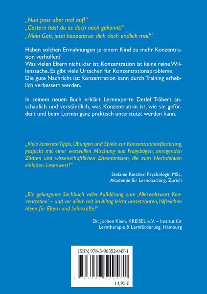 Produktbild: Konzentration - der Schl&uuml;ssel zum Schulerfolg