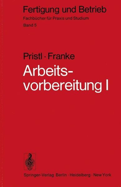 Produktbild: Arbeitsvorbereitung I