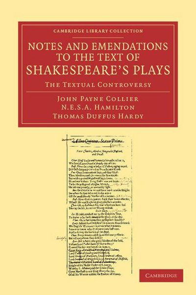Produktbild: Notes and Emendations to the Text of Shakespeare's Plays