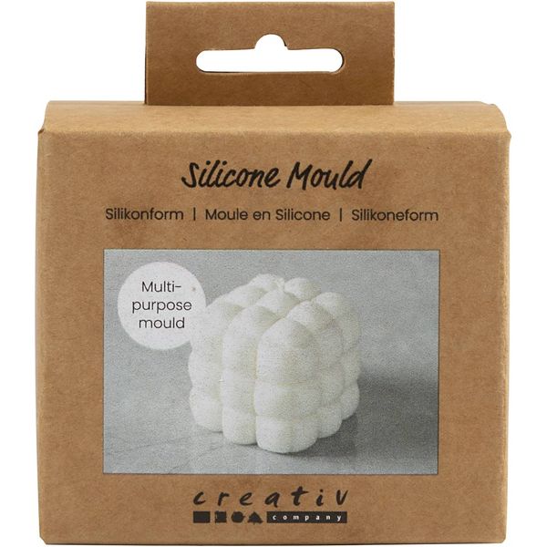 Produktbild: Creativ Company Silikonform, Quadrat mit Seifenblasen, H 5 cm, B 6 cm, 125 g, 1 Stk