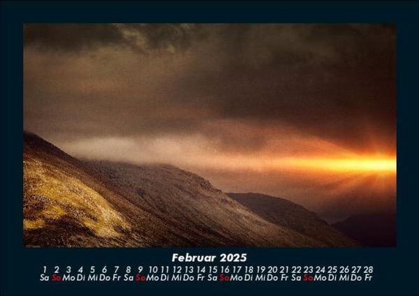 Produktbild: Landschaftskalender 2025 Fotokalender DIN A5