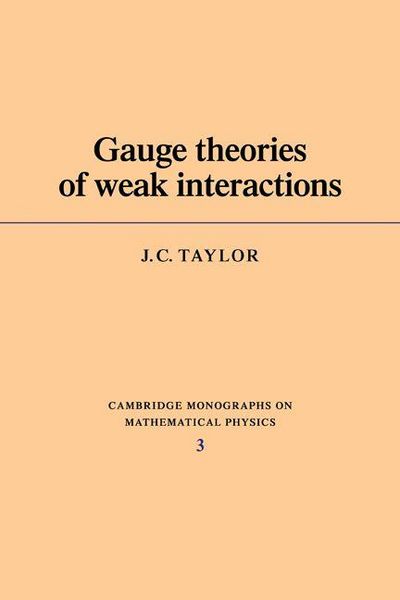 Produktbild: Gauge Theories of Weak Interactions