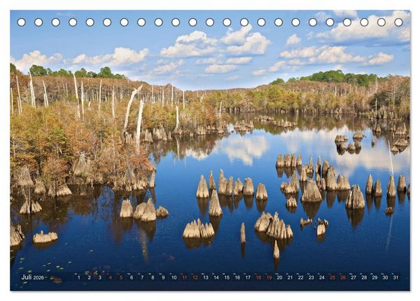 Produktbild: GEOclick calendar: Florida (Tischkalender 2026 DIN A5 quer), CALVENDO Monatskalender