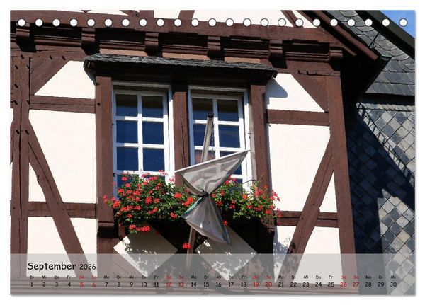 Produktbild: Fachwerkromantik in Hofheim am Taunus (Tischkalender 2026 DIN A5 quer), CALVENDO Monatskalender