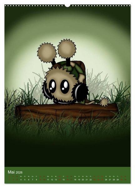 Produktbild: Mimiplushies (hochwertiger Premium Wandkalender 2026 DIN A2 hoch), Kunstdruck in Hochglanz