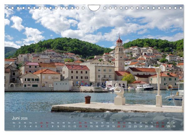Produktbild: Dalmatien - Stille Orte (Wandkalender 2026 DIN A4 quer), CALVENDO Monatskalender