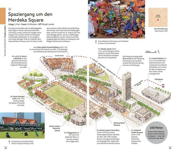 Produktbild: Vis-&agrave;-Vis Reisef&uuml;hrer Malaysia & Singapur