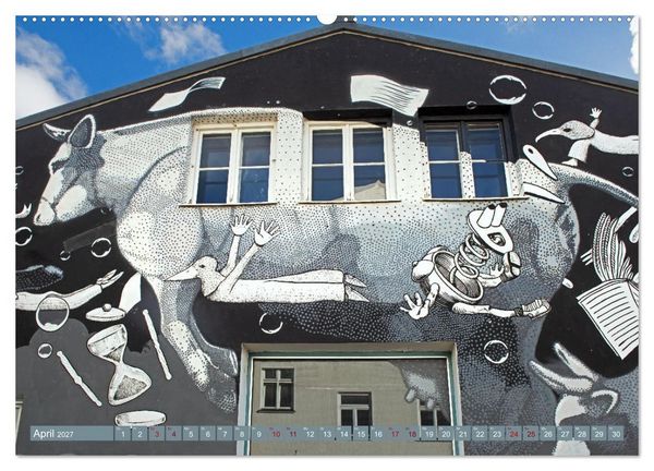 Produktbild: Streetart in M&uuml;nchen (hochwertiger Premium Wandkalender 2027 DIN A2 quer), Kunstdruck in Hochglanz