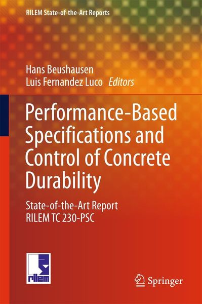 Produktbild: Performance-Based Specifications and Control of Concrete Durability