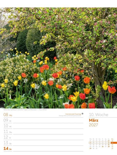 Produktbild: Gartengl&uuml;ck Wochenplaner Kalender 2027