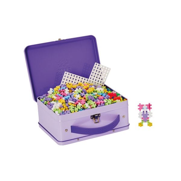 Produktbild: Plus-Plus 600 Kreativ Bausteine Pastell Metallbox