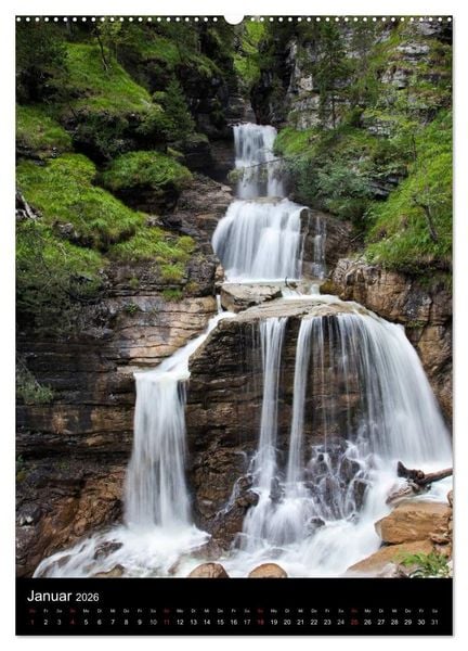 Produktbild: Naturblicke - Wasserf&auml;lle der Welt (hochwertiger Premium Wandkalender 2026 DIN A2 hoch), Kunstdruck in Hochglanz