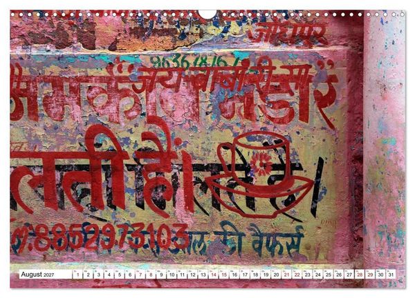 Produktbild: Farbenfrohes Indien (Wandkalender 2027 DIN A3 quer), CALVENDO Monatskalender
