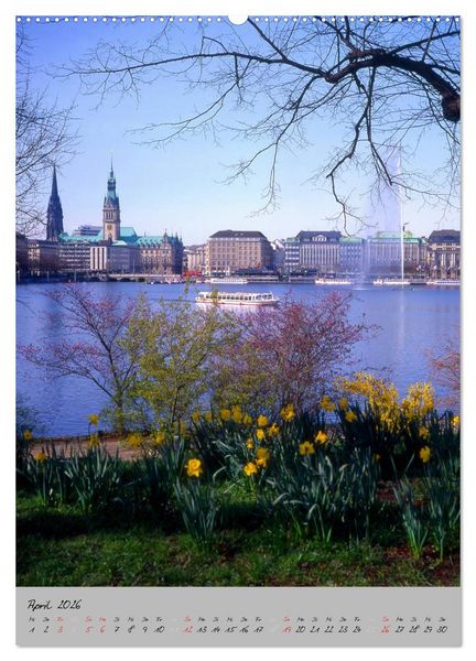 Produktbild: Hamburg - Eine Stadt mit vielen Gesichtern (Wandkalender 2026 DIN A2 hoch), CALVENDO Monatskalender