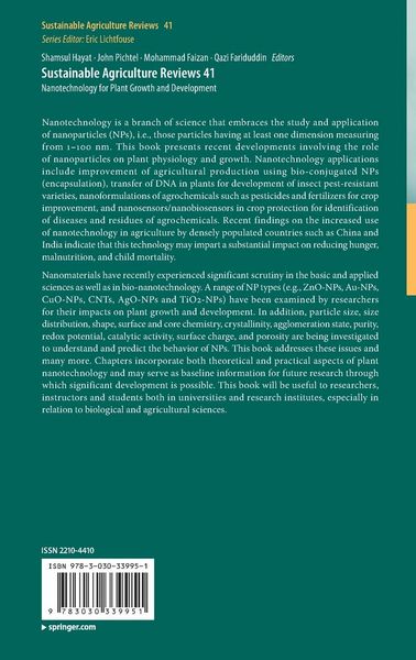 Produktbild: Sustainable Agriculture Reviews 41