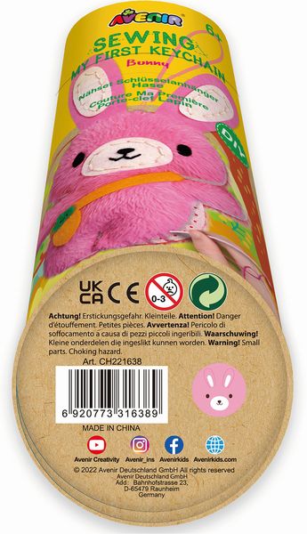 Produktbild: N&auml;hset Schl&uuml;sselanh&auml;nger Hase