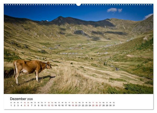 Produktbild: Verfluchtes Gebirge - Peaks of the Balkans - Wandern im Prokletije-Gebirge, Kosovo, Montenegro, Albanien (Wandkalender 2026 DIN A2 quer), CALVENDO Monatskalender