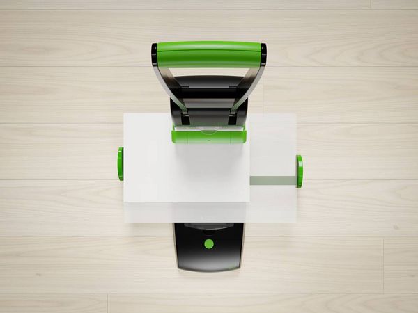 Produktbild: Novus Office 025-0651 Blocklocher 60-B2200RENEW Schwarz/Gr&uuml;n max. Einstellformat: DIN A4 200 Bl. (80 g/m&sup2;)