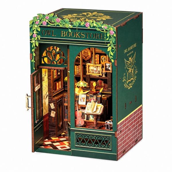 Produktbild: Book Nook DIY B&uuml;cherecke Owl Bookstore