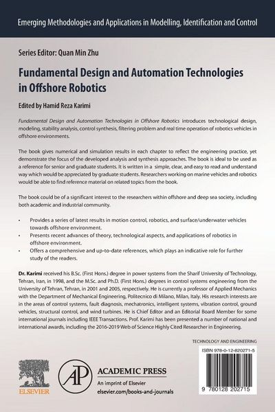 Produktbild: Fundamental Design and Automation Technologies in Offshore Robotics