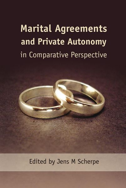 Produktbild: Marital Agreements and Private Autonomy in Comparative Perspective