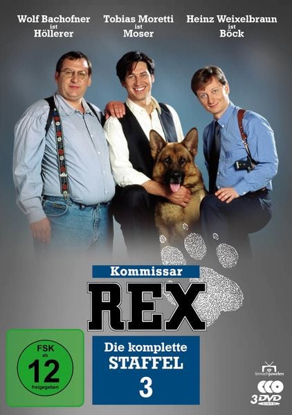 Produktbild: Kommissar Rex - Die komplette 3. Staffel (3 DVDs)
