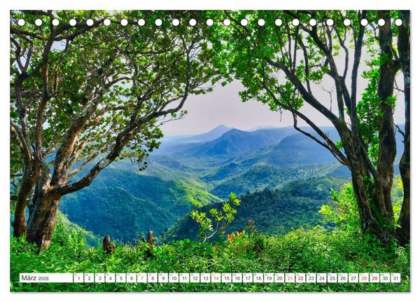 Produktbild: Mauritius - Sch&ouml;nheit im Indischen Ozean (Tischkalender 2026 DIN A5 quer), CALVENDO Monatskalender
