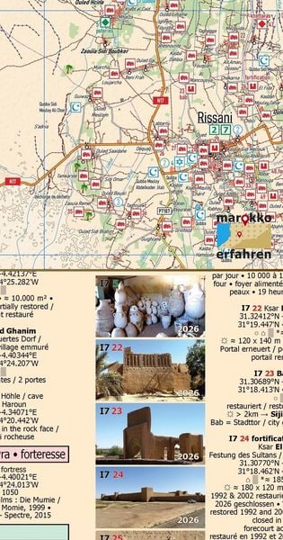 Produktbild: P10: Erfoud &ndash; Rissani &ndash; Tafilalet - Oued Ziz - Oued Gheris + GPS-Waypoints