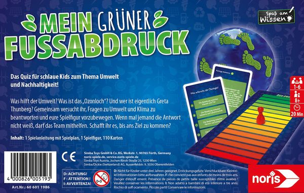 Produktbild: Mein gr&uuml;ner Fu&szlig;abdruck
