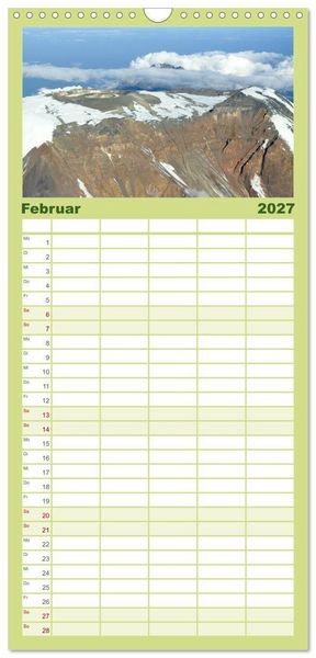 Produktbild: Familienplaner 2027 - Entdeckungen am Kilimandscharo mit 5 Spalten (Wandkalender, 21 x 45 cm) CALVENDO