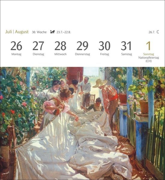 Produktbild: Kunstgenuss Postkartenkalender 2027 - Kalender mit 53 Kunstpostkarten