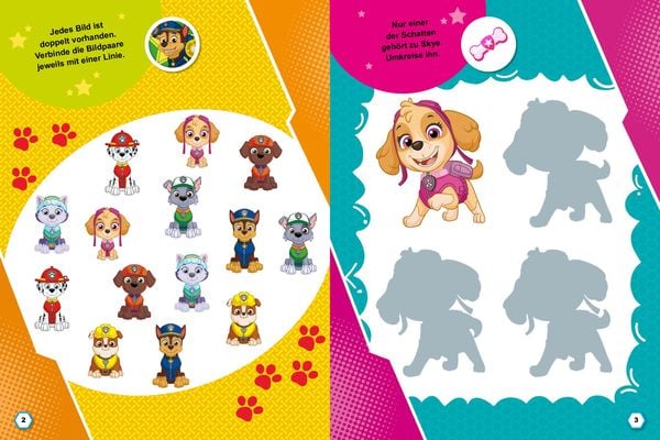 Produktbild: PAW Patrol Poster-R&auml;tselbuch mit Belohnungs-Stickern