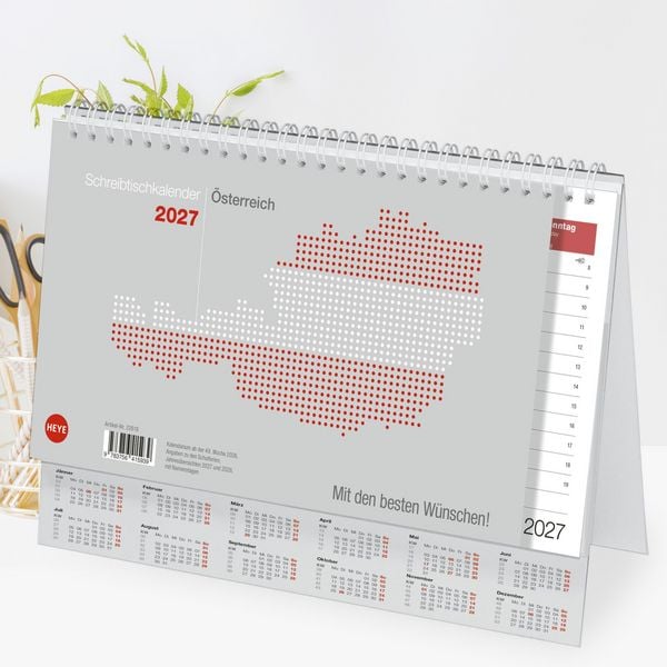 Produktbild: Schreibtischkalender &Ouml;sterreich gro&szlig; 2027