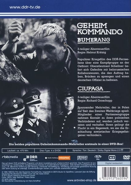Produktbild: Geheimkommando Bumerang/Geheimkommando Ciupaga [4 DVDs]
