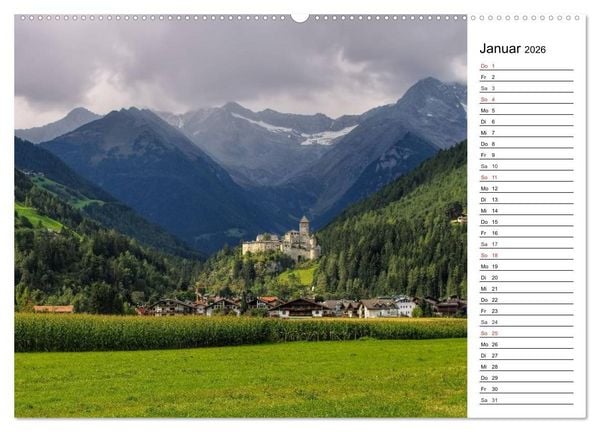 Produktbild: Pustertal - Das gr&uuml;ne Tal S&uuml;dtirols (Wandkalender 2026 DIN A2 quer), CALVENDO Monatskalender