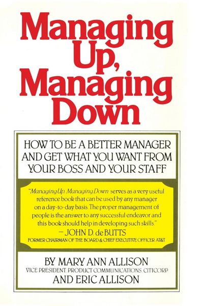 Produktbild: Managing Up, Managing Down (Fireside)