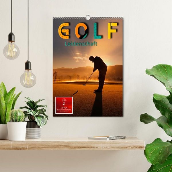 Produktbild: Golf Leidenschaft (Wandkalender 2026 DIN A3 hoch), CALVENDO Monatskalender